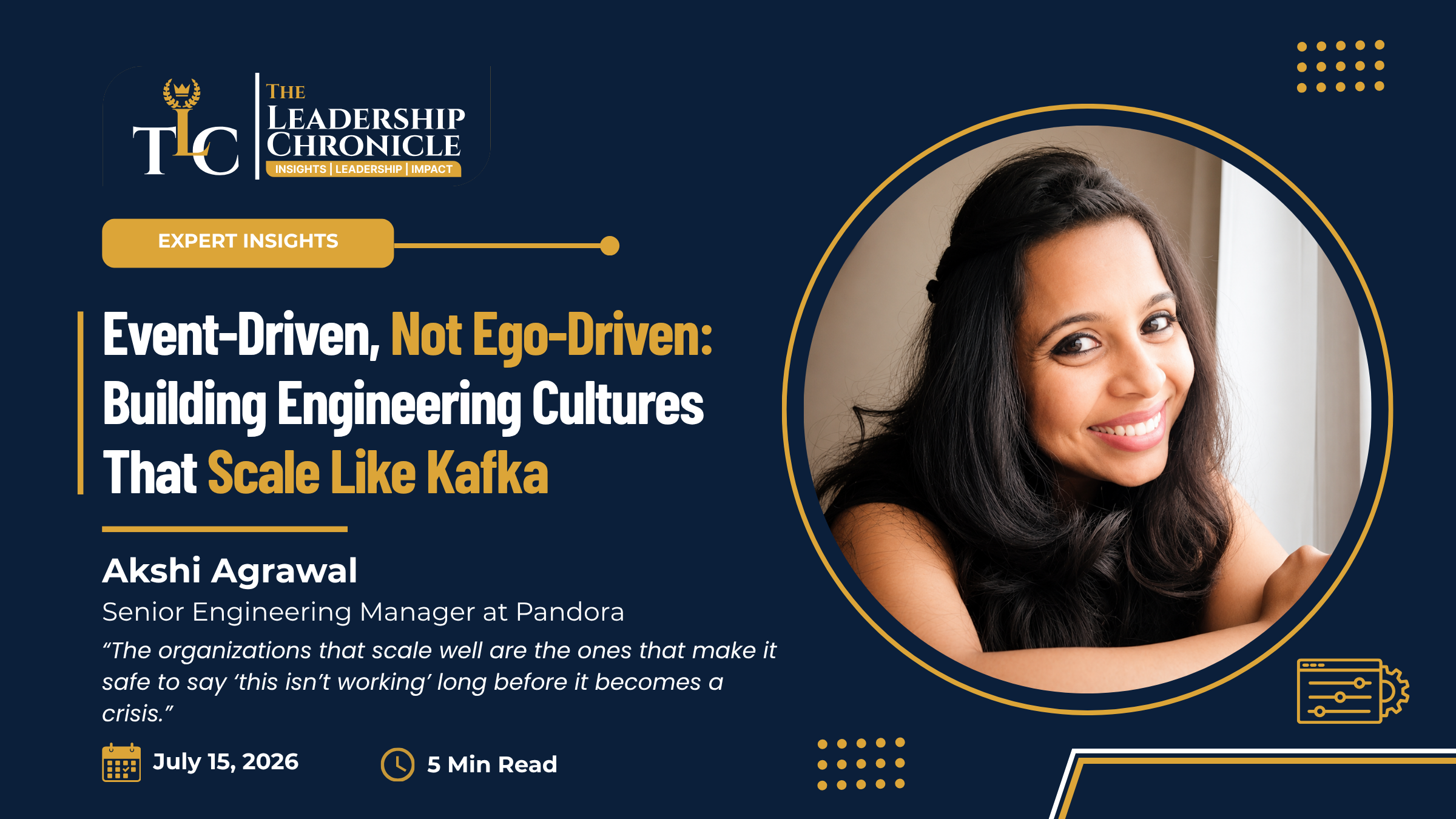 Event-Driven, Not Ego-Driven: Building Engineering Cultures That Scale Like Kafka