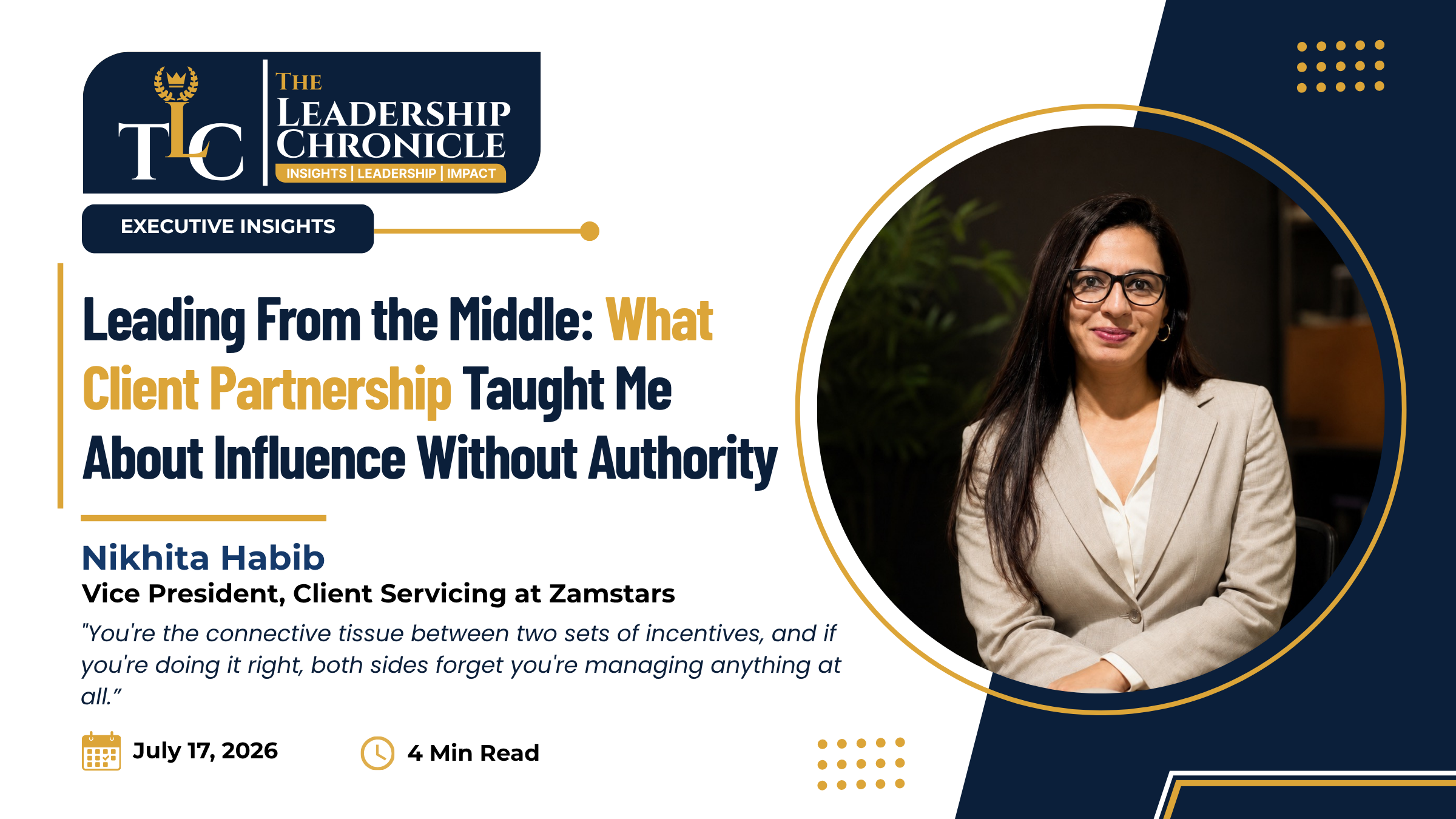 Leading From the Middle: What Client Partnership Taught Me About Influence Without Authority