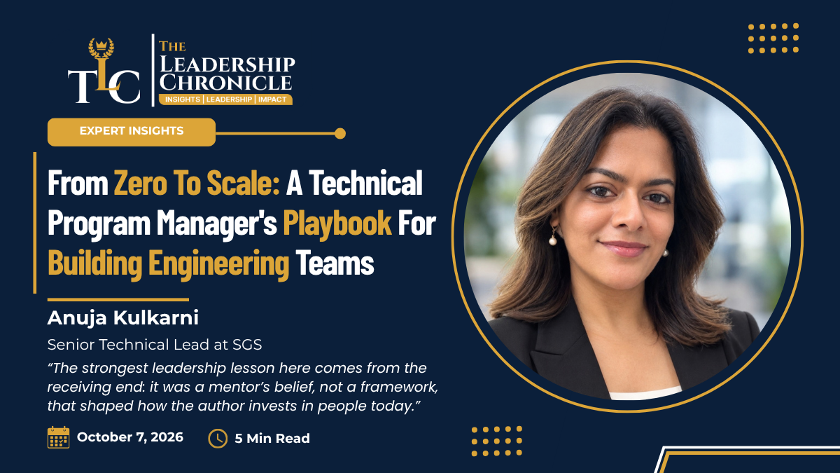 From Zero to Scale: A Technical Program Manager's Playbook for Building Engineering Teams